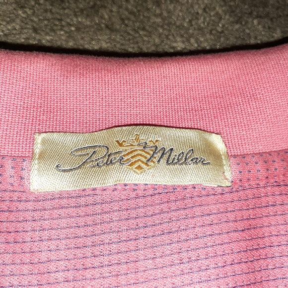Peter Millar Golf Polo. Pink. Large. Clean - Picture 2 of 3